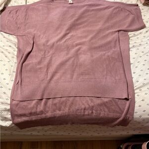 Lululemon Athletica Dusty Pink Knit Top